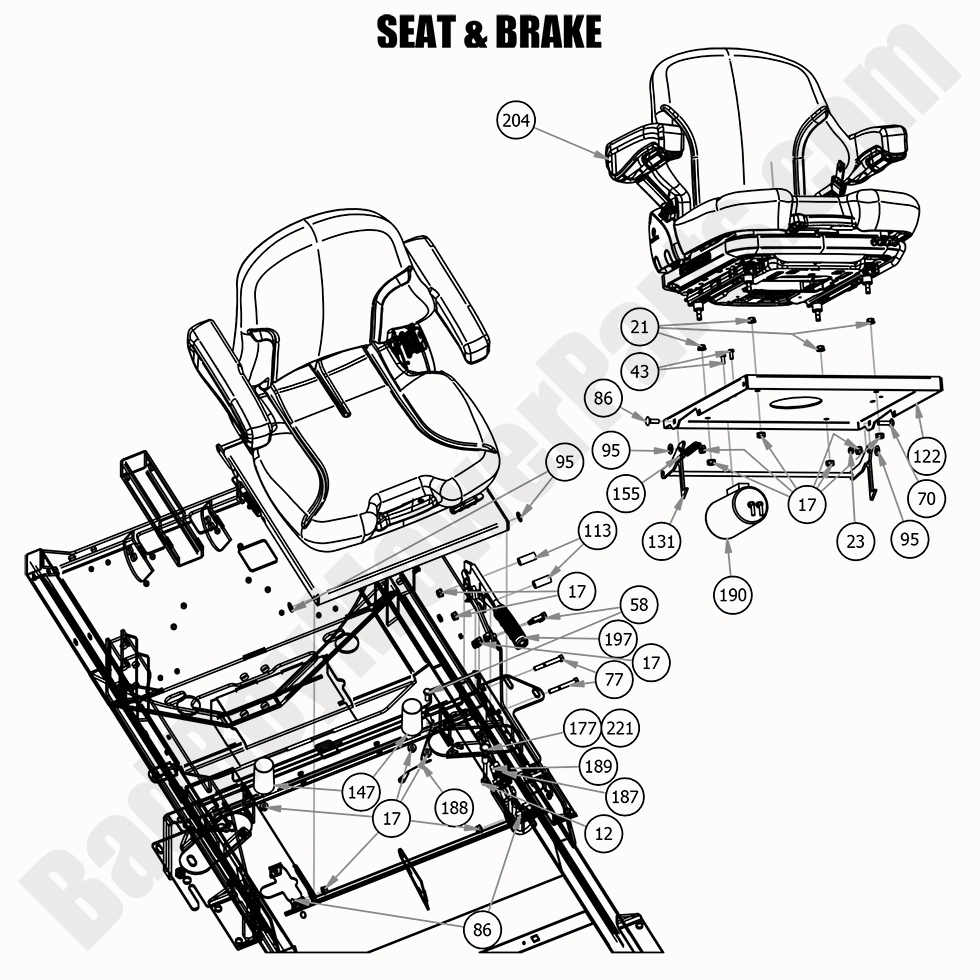 2020 Renegade - Gas Seat & Brake